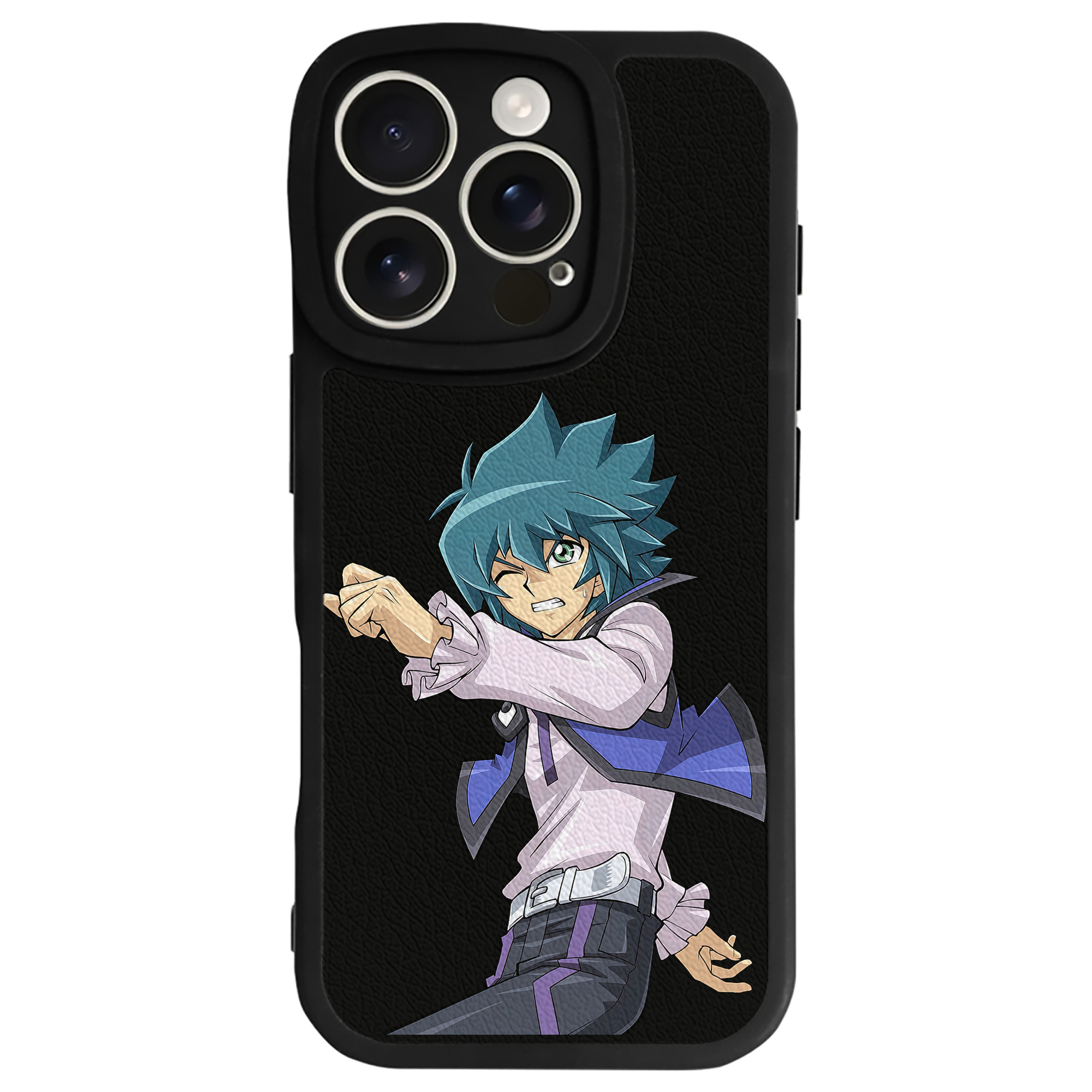 （画像用） 遊☆戯☆王 Yu-Gi-Oh! 【iPhone 16シリーズ対応】シリコンスマホケース（レザー調） 材質：シリコン